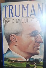 Signed, 1st ED, David McCullough, Truman VG+, HDDJ, 1992,  Simon & Schuster picture