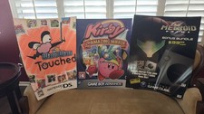 2004 Nintendo Promo Video Game Posters Lot of (16) Metroid,Kirby,Wario 22”x 28”  picture