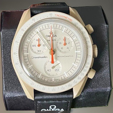 OMEGA x Swatch MoonSwatch Mission to Jupiter Quartz Chronograph Tachymeter EUC picture