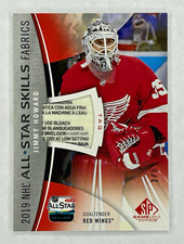2019-20 Upper Deck SP Game Used All-Star Skills Fabrics Jimmy Howard #AS-JH 2/2 picture