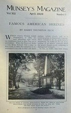 1909 Famous American Shrines Alamo Mount Vernon Plymouth Rock Monticello picture