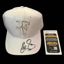 ROGER FEDERER SIGNED 2026 HALL OF FAME UNIQLO LIMITED White Hat Cap JSA COA picture