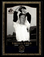 2001 SP Legendary Cuts #87 Whitey Ford Card New York Yankees picture