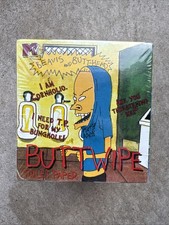 Beavis & Butthead Buttwipe Toilet Paper RARE 1995 Vtg SEALED Printed TP Gag Gift picture