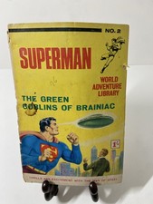Vintage 1967 Superman World Adventure Library #2 Comic Book Silver Age Brainiac picture