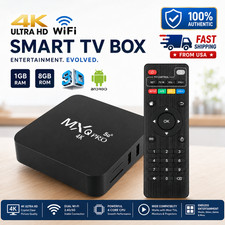 US MXQ Pro 4K Ultra HD 64Bit Wifi Android 11 Quad Core Smart TV Box Media Player picture