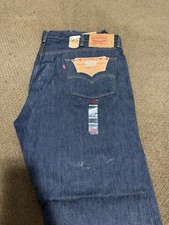 Authentic Levi's 501 XX Original Shrink to Fit Rigid Mens Jeans 46 X 32 NWT picture