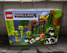LEGO Minecraft 21158 The Panda Nursery 204 Pcs Retired Brand New  Sealed B2 picture