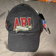 Pro Player Arizona Cardinals NFL Adjustable Strapback Cap Hat One Size Black/Red picture