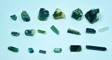 143 Carats Rare Beautiful Natural Tourmaline Crystals Lot Afghanistan picture