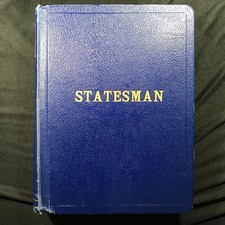 US/WW, GB COLONIES, CHINA, 2500+ Stamps Hinged in 1961 Harris Statesman Album picture