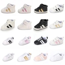 Baby Infant Classic Canvas Baby Shoes Boy Girl Soft Sole Size 1 & 3(0-18 Months) picture