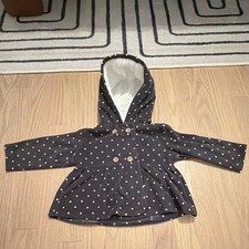 Dotted 6-9 Moth Button Up Cozy+ Comfortable Horror For Toddlers picture
