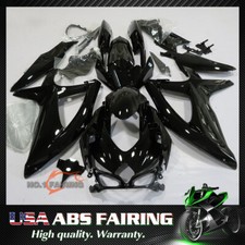 Bodywork Black Injection Fairing Fit for 2008-2010 Suzuki GSXR600 / GSXR750 K8 picture