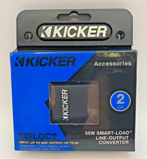 KICKER KISLOC2 2 Channel 55W Smart Load Line Output Converter New picture