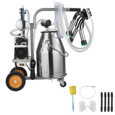 Uimoso Electric Milking Machine with 6.6 Gal / 25 L Bucket for Cows picture