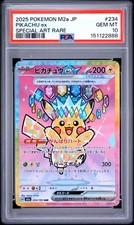 2025 POKEMON JAPANESE M2a-MEGA DREAM ex #234 PIKACHU ex PSA GEM MT 10 picture