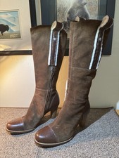 UGG Australia Tess Suede Pull On Cap Toe Knee High Boots US 8 EU 39 S/N 5504 picture