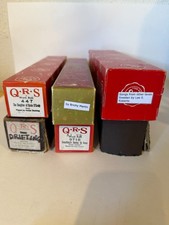 QRS Vintage Word Roll Player Piano Rolls Lot of 6 w/ Boxes, Read Description picture