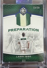 2016-17 Panini Limited Preparation Relics Prime /29 LARRY BIRD #9 HOF picture