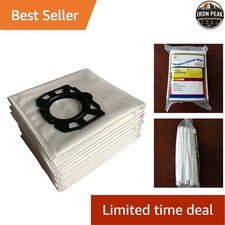 Fleece Vacuum Bag 10pk for Karcher WD4 WD5 MV4 MV5 MV6 Wet Dry Vacuums picture