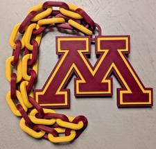 Minnesota Golden Gophers Over-Sized Necklace Logo Pendant Hype Chain picture