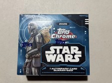 Topps 2026 Topps Chrome Star Wars Hobby Box - Sealed In hand picture
