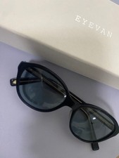 EYEVAN Zanja Eyewear Blue Frame Clear Lens Used picture