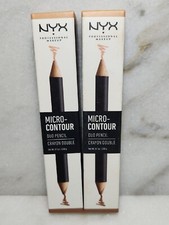 2x-NYX Professional Makeup Micro-Contour Duo Pencil, MCDP03 Medium Deep, 0.1 OZ. picture
