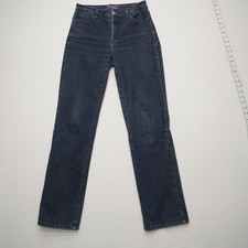 NYDJ Not Your Daughters Jeans Straight Size 4 Dark Wash Stretch USA Made picture