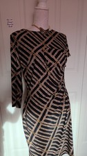 Anne Klein Chain‑Print Dress /cocktail dress/Pencil Dress/elegant dress  picture