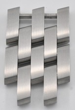 Breitling 18mm 5 Row Pilot Brushed Stainless Steel Rounded Bracelet Link OEM picture