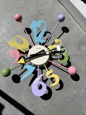 George Nelson Kirch Verichron Wall Clock Color Ball 1950's Modern Atomic Works picture