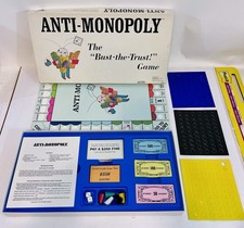 Vintage 1973 Anti-Monopoly Board Game Bust-the-Trust Ralph Anspach 99% COMPLETE picture