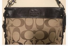 COACH Signature Canvas Zoe Hobo Bag. Brand New, Beautiful picture