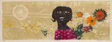 Walter Williams Marguerite African American Color Linocut picture