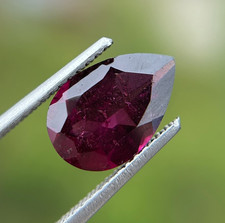 Natural Rhodolite Garnet - 2.4 Carat, 10.8x7.2mm Pear Cut Faceted Loose Gemstone picture