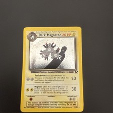WOTC Pokemon TCG Dark Magneton 11/82 Team Rocket Holo Rare Unlimited 1999 picture