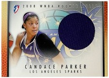 Candace Parker 2008 Rittenhouse WNBA Rookie Relic Card /444 (Los Angeles Sparks) picture
