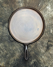 Vintage Lodge No. 9 Cast Iron Round Griddle picture