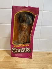 VINTAGE 1980 MATTEL CHRISTIE GOLDEN DREAM SUPERSTAR AA RARE BARBIE DOLL NIB picture