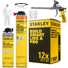Spray Foam Insulation Kit Closed Cell Fire Rated Expanding Foam 27.1 oz 12 Pack picture