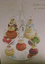 Lovely Christmas Tabletop Pier 1 One Mini Blown Glass Tree 7