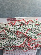Vintage Wrights Embassy Holly Leaves Christmas Trim picture