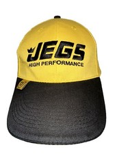 JEGS High Performance Hat Cap Yellow with Black Bill and Accents picture