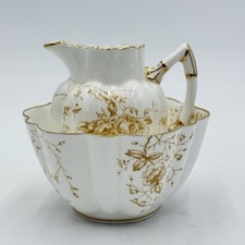 Antique Wileman Shelley Foley c1884 Pitcher and Bowl Miniature # Ra157683 Set picture