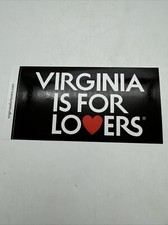 VIRGINIA IS FOR LOVERS Decal Bumper Sticker picture