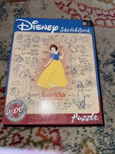 Disney Sketchbook Snow White Puzzle 500 Pieces Buffalo Games picture