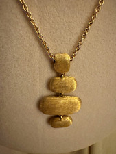 Marco Bicego Siviglia 18K Gold 4-Graduated Oval Element Drop Pendant Necklace picture