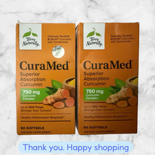 FOR 2 Terry Naturally CuraMed Superior Absorption Curamin 750 Mg 60 Softgel Each picture